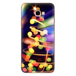 Чехол Новогодняя Елка на Samsung Galaxy J4+, J4 Plus, J415 (Гирлянды)
