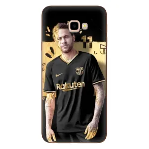 Силиконовый Чехол Samsung Galaxy J4+, J4 Plus, J415 (Gold Neymar)