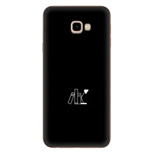 Чохол з картинками на чорному фоні для Samsung Galaxy J4+, J4 Plus, J415 (Книжки)