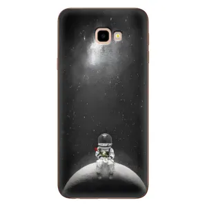 Силіконовый Чохол з принтом "Космонавти" на Samsung Galaxy J4+, J4 Plus, J415 (Космонавт романтик)