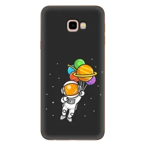 Силіконовый Чохол з принтом "Космонавти" на Samsung Galaxy J4+, J4 Plus, J415 (Космонавт з кульками)