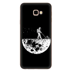 Силіконовый Чохол з принтом "Космонавти" на Samsung Galaxy J4+, J4 Plus, J415 (Космонавт)