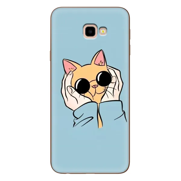 Чехол с рисунком «КОТИК в очках» для Samsung Galaxy J4 Plus (J4+, J415) Чехол с рисунком «КОТИК в очках» для Samsung Galaxy J4 Plus (J4+, J415)