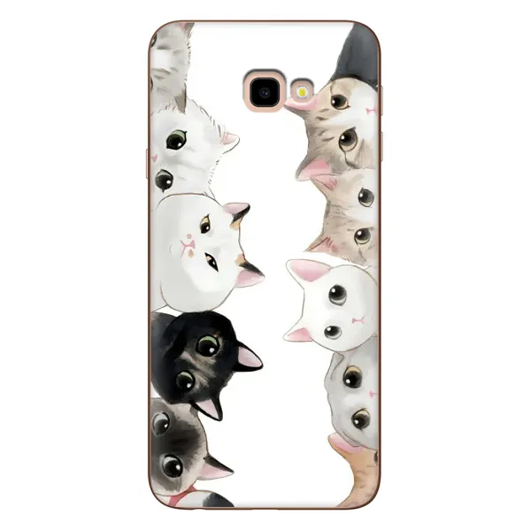 Чехол с рисунком «Коты» для Samsung Galaxy J4 Plus (J4+, J415) Чехол с рисунком «Коты» для Samsung Galaxy J4 Plus (J4+, J415)