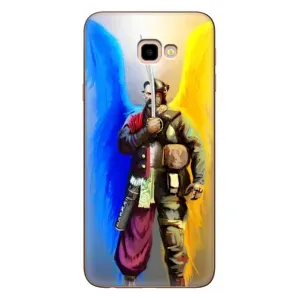 Чохол з картинкою (Патріотичний КОЗАК) на Samsung Galaxy J4+, J4 Plus, J415 (КОЗАК з крилами)