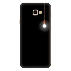 Чохол з картинками на чорному фоні для Samsung Galaxy J4+, J4 Plus, J415 (Лампочка)