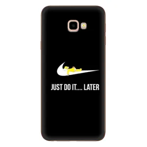 Силиконовый Чехол на Samsung Galaxy J4+, J4 Plus, J415 с картинкой Nike (Later)