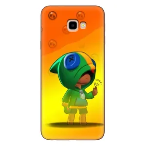 Чохол Бравл Старс для Samsung Galaxy J4+, J4 Plus, J415 (LEON в кофті)
