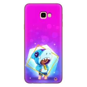 Чохол Бравл Старс для Samsung Galaxy J4+, J4 Plus, J415 (Леон у костюмі Акули)