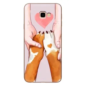 Чехол (ТПУ) Милые собачки для Samsung Galaxy J4+, J4 Plus, J415 (Любовь к собакам)