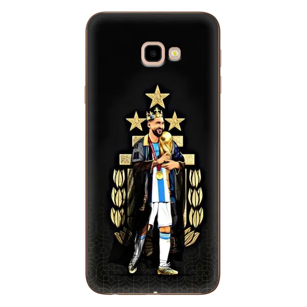 Чехол с рисунком «Месси король» для Samsung Galaxy J4 Plus (J4+, J415)