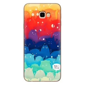 Силіконовий чохол з котиком для Samsung Galaxy J4+, J4 Plus, J415 (Mew)