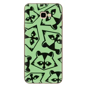 Силиконовый Чехол с Енотами на Samsung Galaxy J4+, J4 Plus, J415 (Мордочки Енота)
