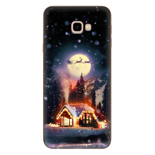 Чехол с рисунком «Настроение зимнее» для Samsung Galaxy J4 Plus (J4+, J415)