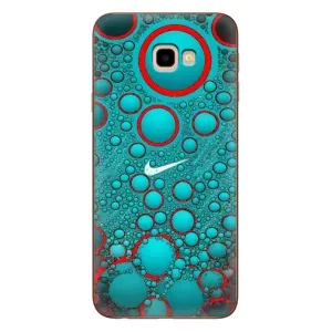 Силиконовый Чехол на Samsung Galaxy J4+, J4 Plus, J415 с картинкой Nike (Найк зеленый)