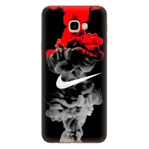 Силиконовый Чехол на Samsung Galaxy J4+, J4 Plus, J415 с картинкой Nike (Nike дым)