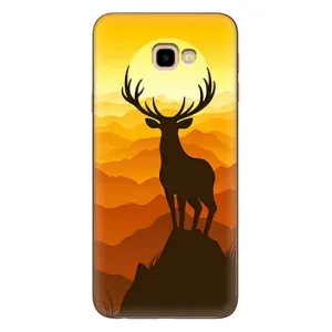 Чохли з зображенням різних тварин на Samsung Galaxy J4+, J4 Plus, J415 (Силует Оленя)
