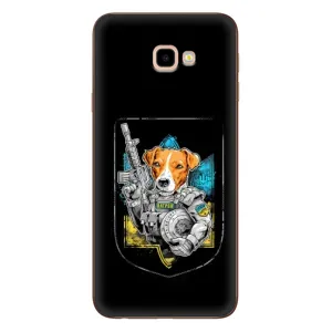 Чехол с принтом для Samsung Galaxy J4+, J4 Plus, J415 (Патрон Воин)