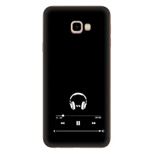 Чохол з картинками на чорному фоні для Samsung Galaxy J4+, J4 Plus, J415 (Плеєр)