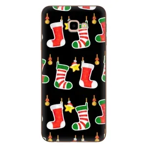 Силиконовый бампер на рождество для Samsung Galaxy J4+, J4 Plus, J415 (Рождественские подарки)