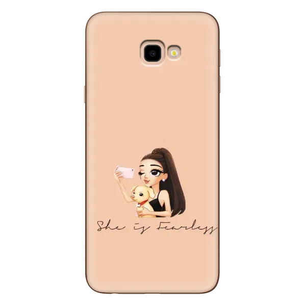 Чехол с рисунком «С собакой» для Samsung Galaxy J4 Plus (J4+, J415) Чехол с рисунком «С собакой» для Samsung Galaxy J4 Plus (J4+, J415)