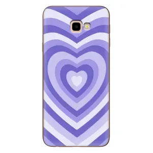 Чехлы с тематикой "Маленькие Сердечки" на Samsung Galaxy J4+, J4 Plus, J415 (Сердце фиолет)