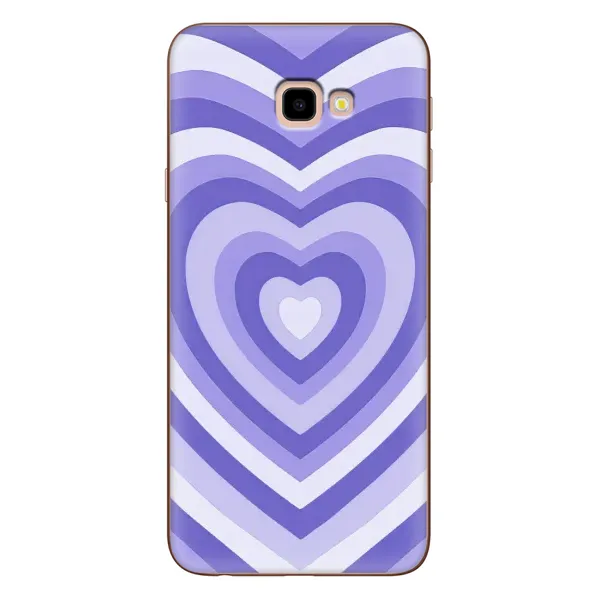 Чехол с рисунком «Сердце фиолет» для Samsung Galaxy J4 Plus (J4+, J415)