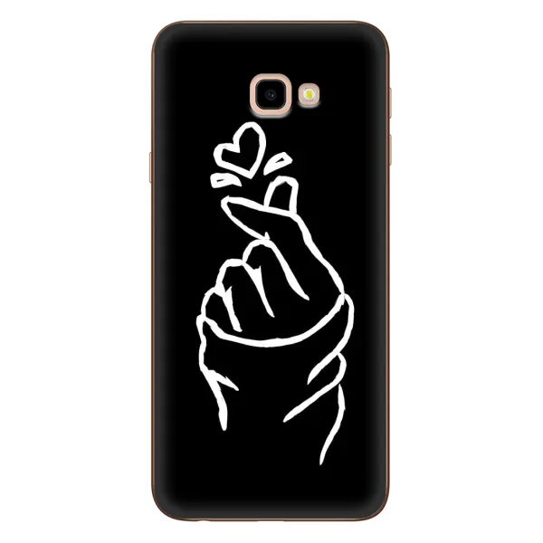 Чехол с рисунком «Сердце на черном» для Samsung Galaxy J4 Plus (J4+, J415) Чехол с рисунком «Сердце на черном» для Samsung Galaxy J4 Plus (J4+, J415)
