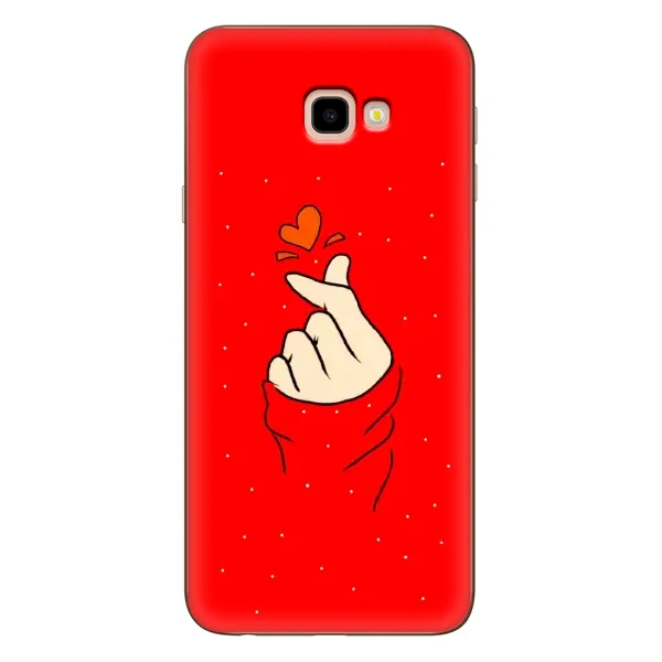 Чехол с рисунком «Сердце на красном» для Samsung Galaxy J4 Plus (J4+, J415) Чехол с рисунком «Сердце на красном» для Samsung Galaxy J4 Plus (J4+, J415)