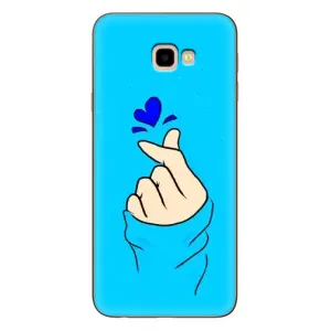 Чехлы (Знак сердечка) на Samsung Galaxy J4+, J4 Plus, J415 (Сердце на синем)