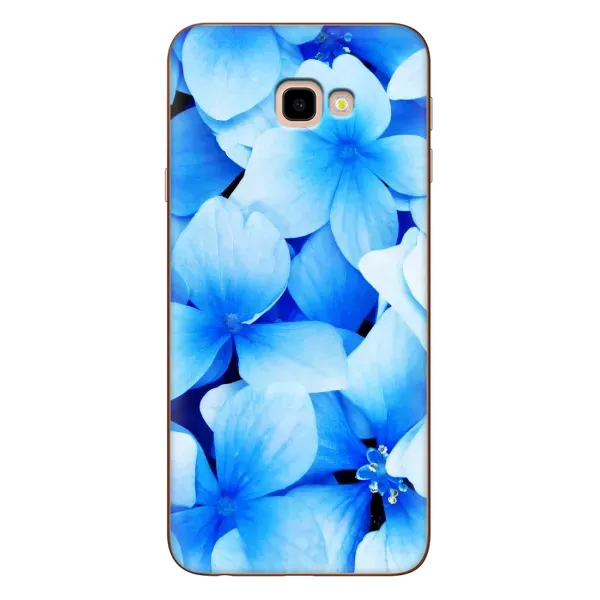 Чехол с рисунком «Синие цветы» для Samsung Galaxy J4 Plus (J4+, J415) Чехол с рисунком «Синие цветы» для Samsung Galaxy J4 Plus (J4+, J415)
