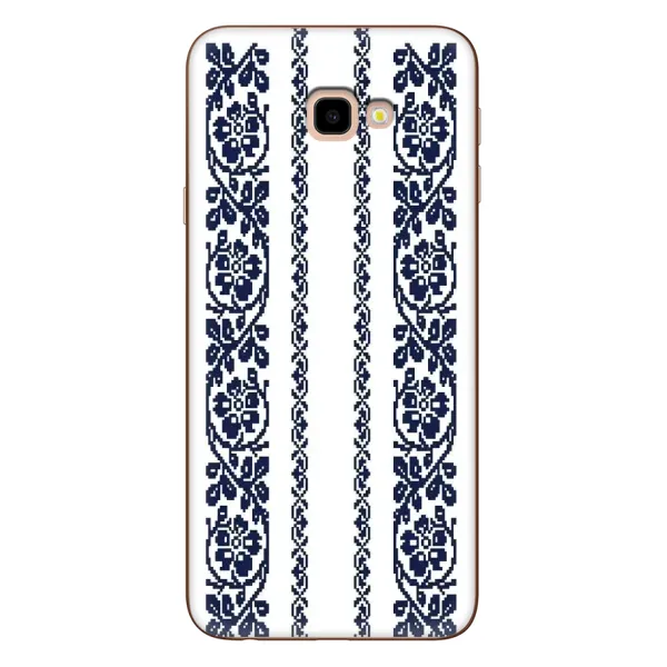 Чехол с рисунком «Синяя вышиванка» для Samsung Galaxy J4 Plus (J4+, J415) Чехол с рисунком «Синяя вышиванка» для Samsung Galaxy J4 Plus (J4+, J415)