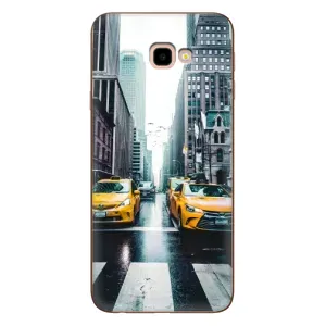 Силиконовый бампер (Работники) на Samsung Galaxy J4+, J4 Plus, J415 (Такси)