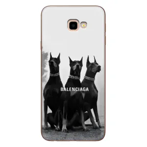 Чехол ДОБЕРМАН для Samsung Galaxy J4+, J4 Plus, J415 (Три добермана)