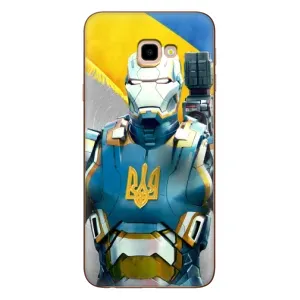 Силіконовий Чохол на Samsung Galaxy J4+, J4 Plus, J415 (Я-Україна) (Український робокоп)