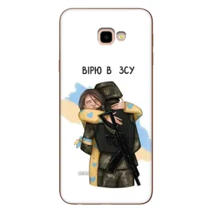 Патриотический Чехол для Samsung Galaxy J4+, J4 Plus, J415 (Верим в ЗСУ)