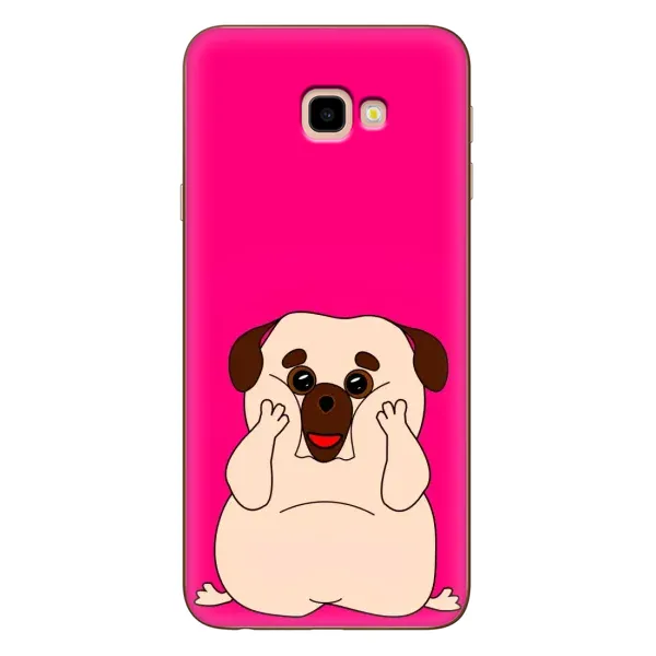 Чехол с рисунком «Веселый Мопсик» для Samsung Galaxy J4 Plus (J4+, J415) Чехол с рисунком «Веселый Мопсик» для Samsung Galaxy J4 Plus (J4+, J415)