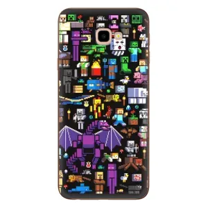 Чохол майнкрафт для Samsung Galaxy J4+, J4 Plus, J415 (Усі персонажі)