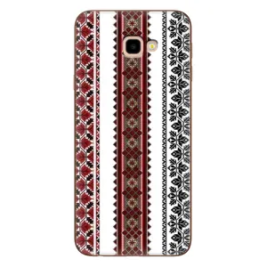 Силиконовый Чехол на Samsung Galaxy J4+, J4 Plus, J415 с картинкой Вышиванки (Вышиваночки)