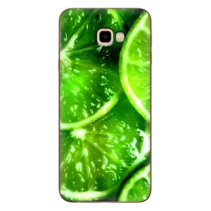 Чохол з зображенням смачної їжі для Samsung Galaxy J4+, J4 Plus, J415 (Яскравий Лайм)