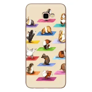 Чохол з Прикольним Принтом на Samsung Galaxy J4+, J4 Plus, J415 (Йога свинок)