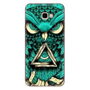 Чохли з принтом СОВИ для Samsung Galaxy J4+, J4 Plus, J415 (Зелена сова)