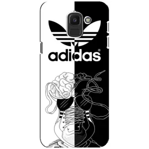 Чехол в стиле "Адидас" для Самсунг J6 (2018) (Adidas шнурки)