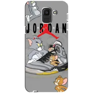 Силиконовый Чехол Nike Air Jordan на Самсунг J6 (2018) (Air Jordan)