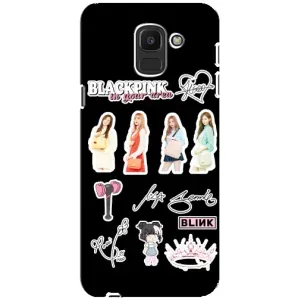 Чехлы с картинкой для Samsung Galaxy J6 2018, J600F (Арт блэкпинг)