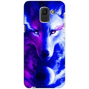 Чехол с Волком на Samsung Galaxy J6 2018, J600F (Арт-Волк)