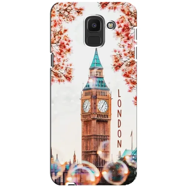 Чохол з малюнком «Годинник Лондон» для Samsung Galaxy J6 2018 (J600F) Чохол з малюнком «Годинник Лондон» для Samsung Galaxy J6 2018 (J600F)