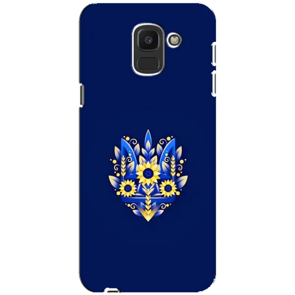 Чехол с рисунком «Цветущий Герб» для Samsung Galaxy J6 2018 (J600F)