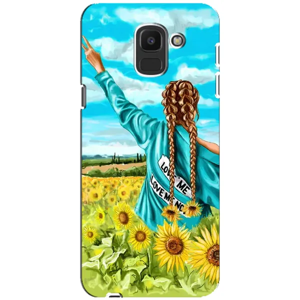 Чехол с рисунком «Девушка на поле» для Samsung Galaxy J6 2018 (J600F) Чехол с рисунком «Девушка на поле» для Samsung Galaxy J6 2018 (J600F)