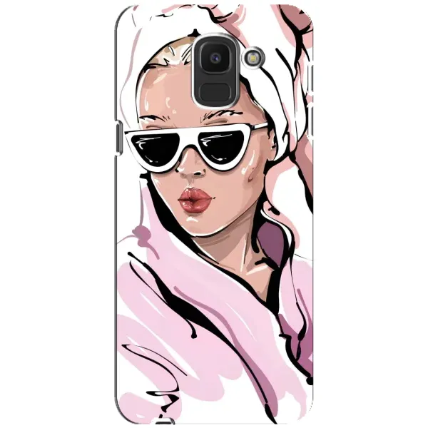 Чехол с рисунком «Девушка в халате» для Samsung Galaxy J6 2018 (J600F) Чехол с рисунком «Девушка в халате» для Samsung Galaxy J6 2018 (J600F)